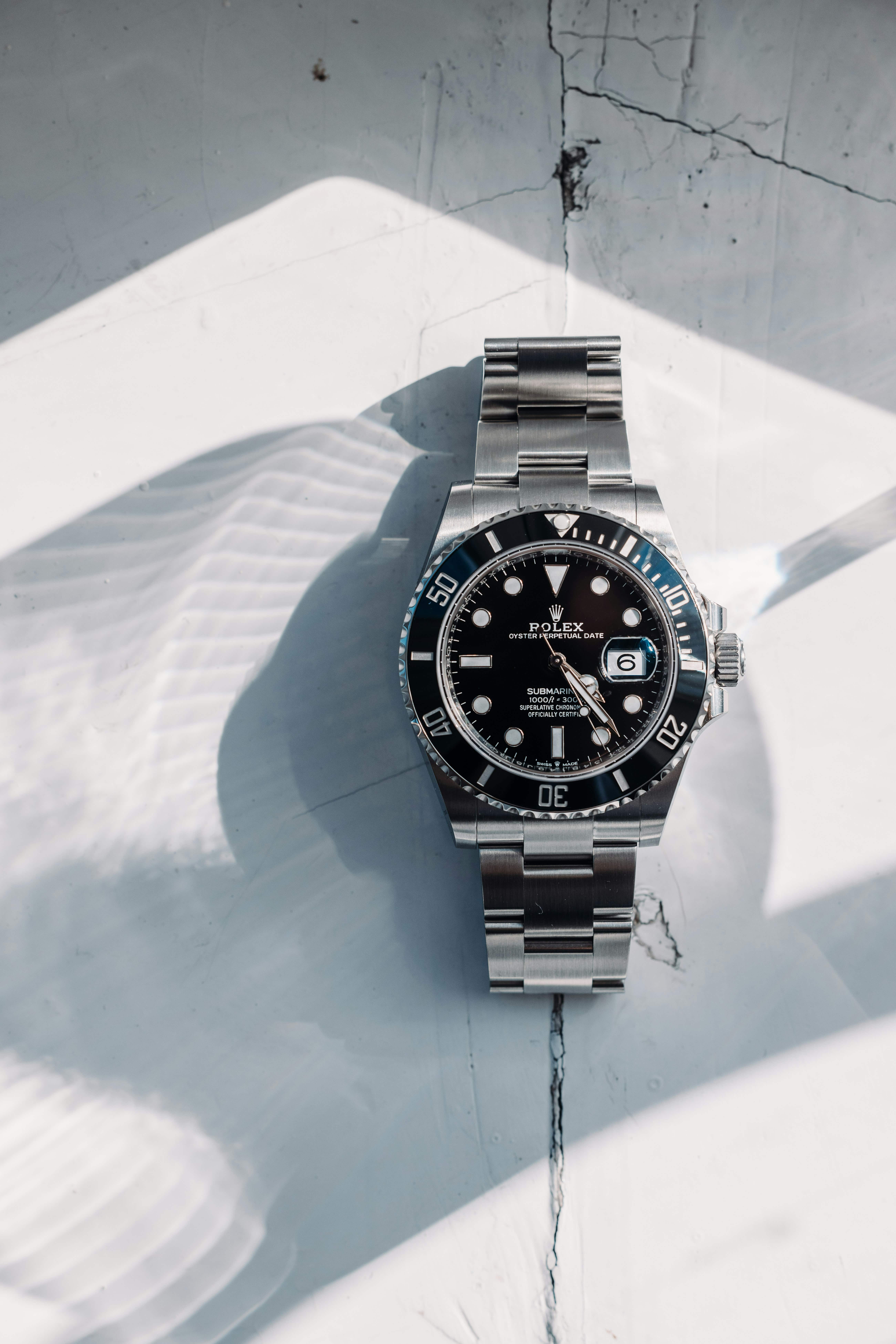 Luxury Rolex watch close-up showcasing timeless craftsmanship
